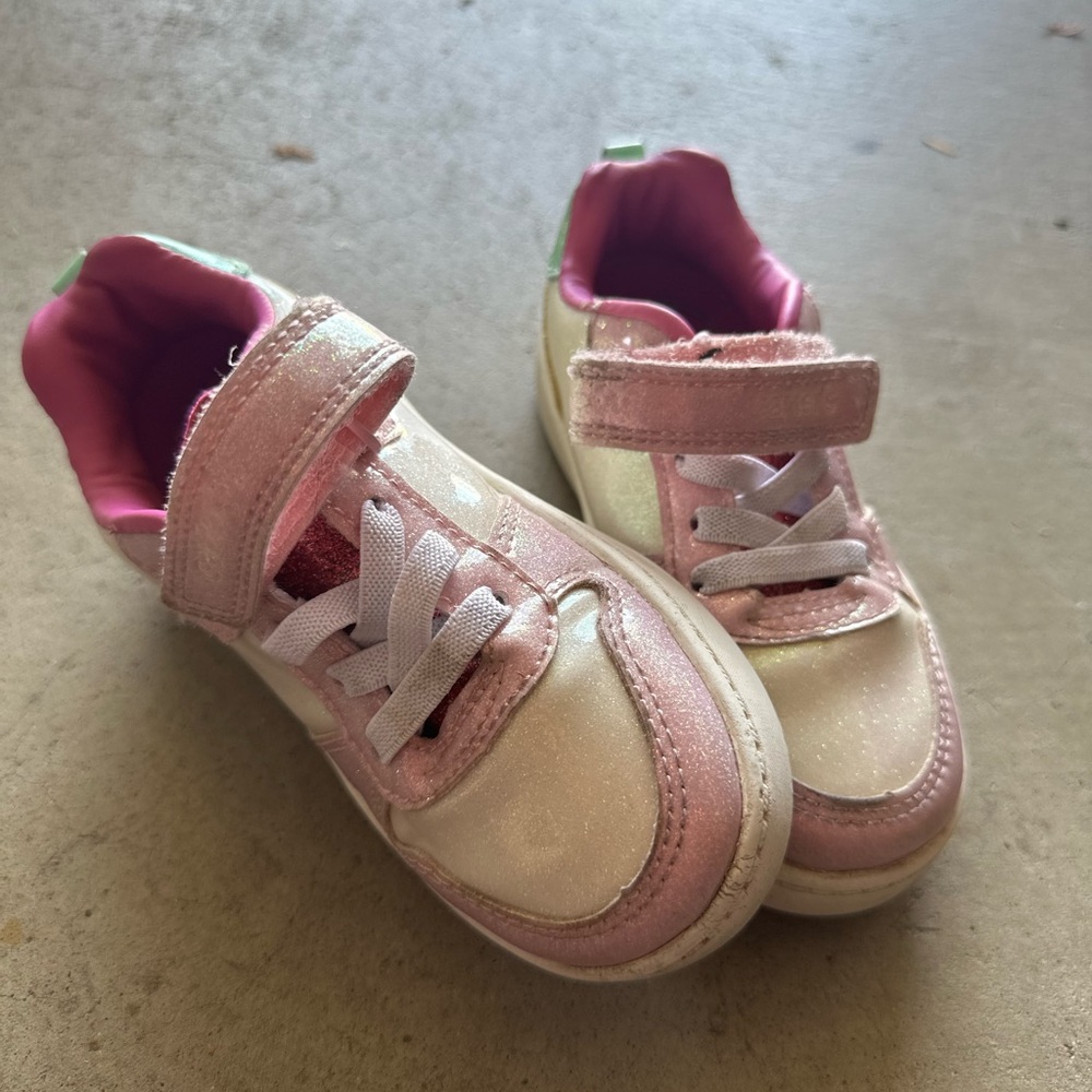 Kids Pink and White Shoes